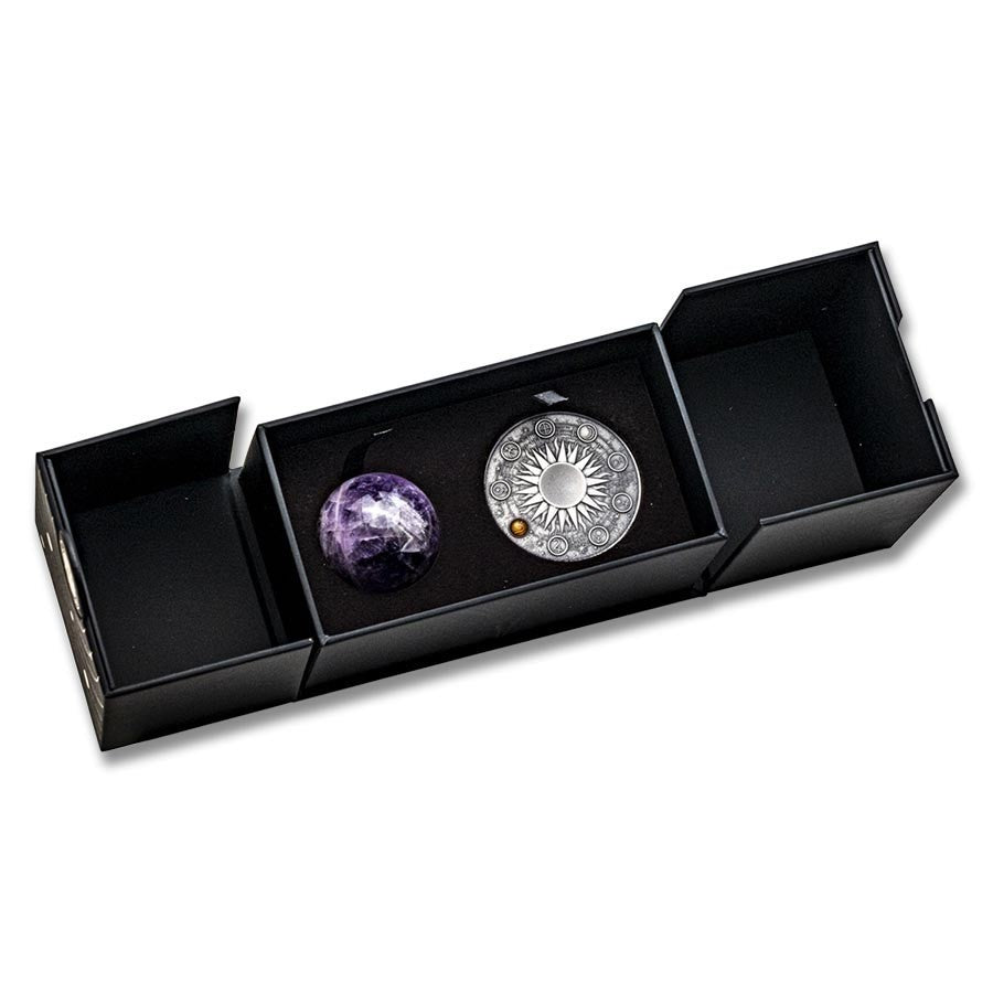 2025 Ghana Saturn Solar System 2 oz Antique finish Silver Coin