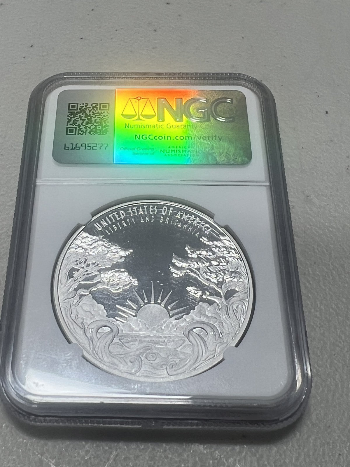 2024-P Proof Liberty & Britannia Silver Medal 1 oz NGC PF70UC First day of issue