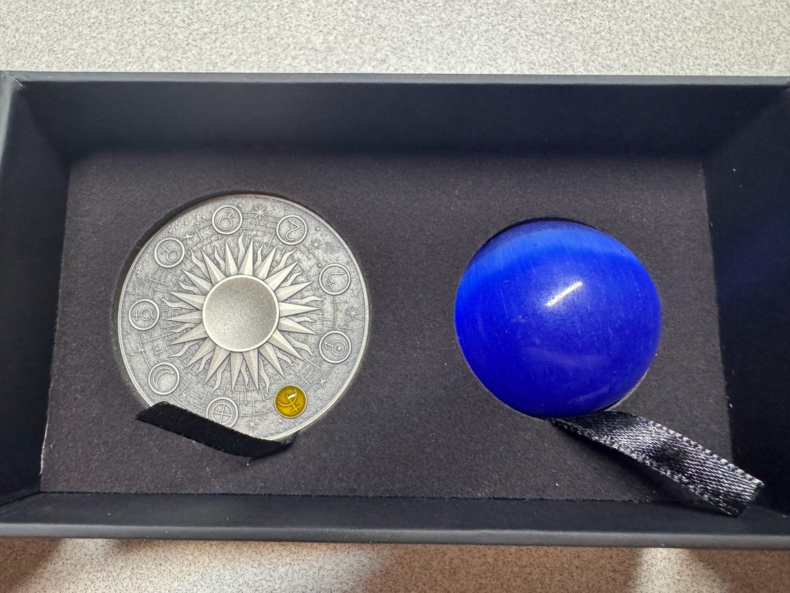 2025 Ghana Neptune Solar System 2 oz Antique finish Silver Coin