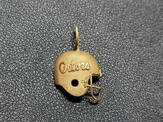 University of Florida Gators Helmet 14k Gold Pendant Mark Anthony UF Football