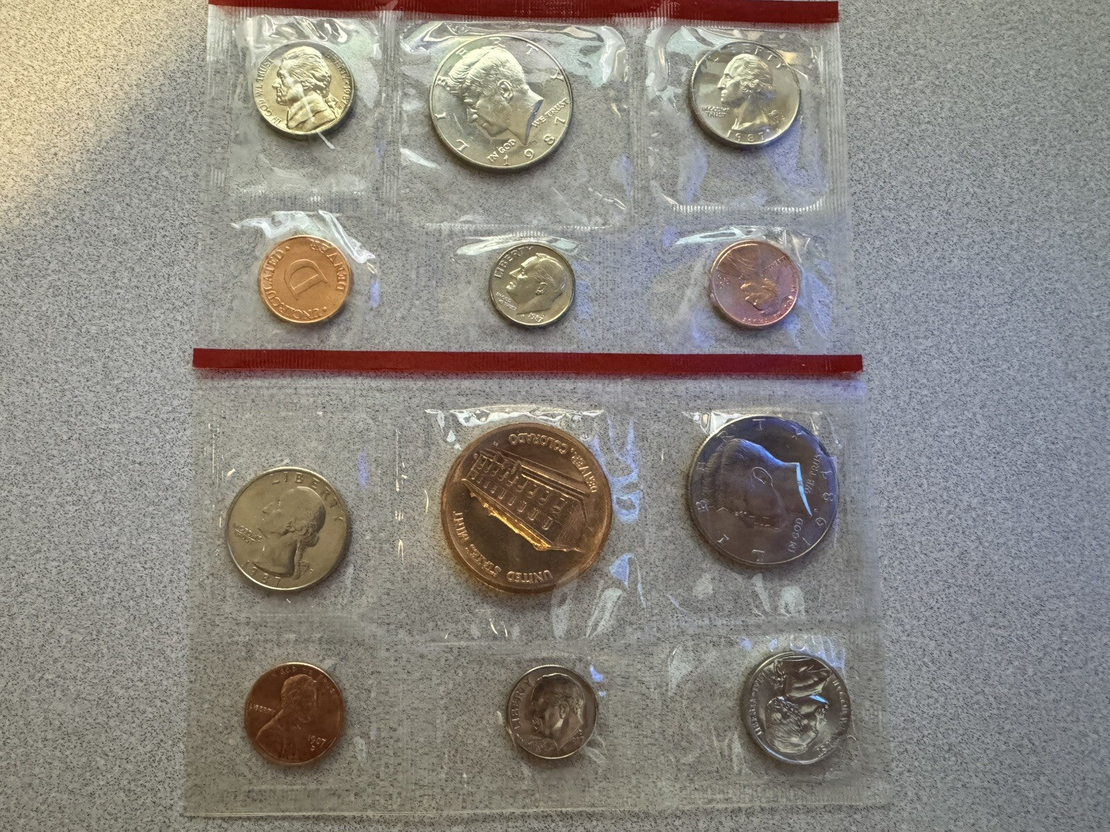 Lot of 6+ United States Mint Uncirculated Coin Sets Mixed years from 1976-1999