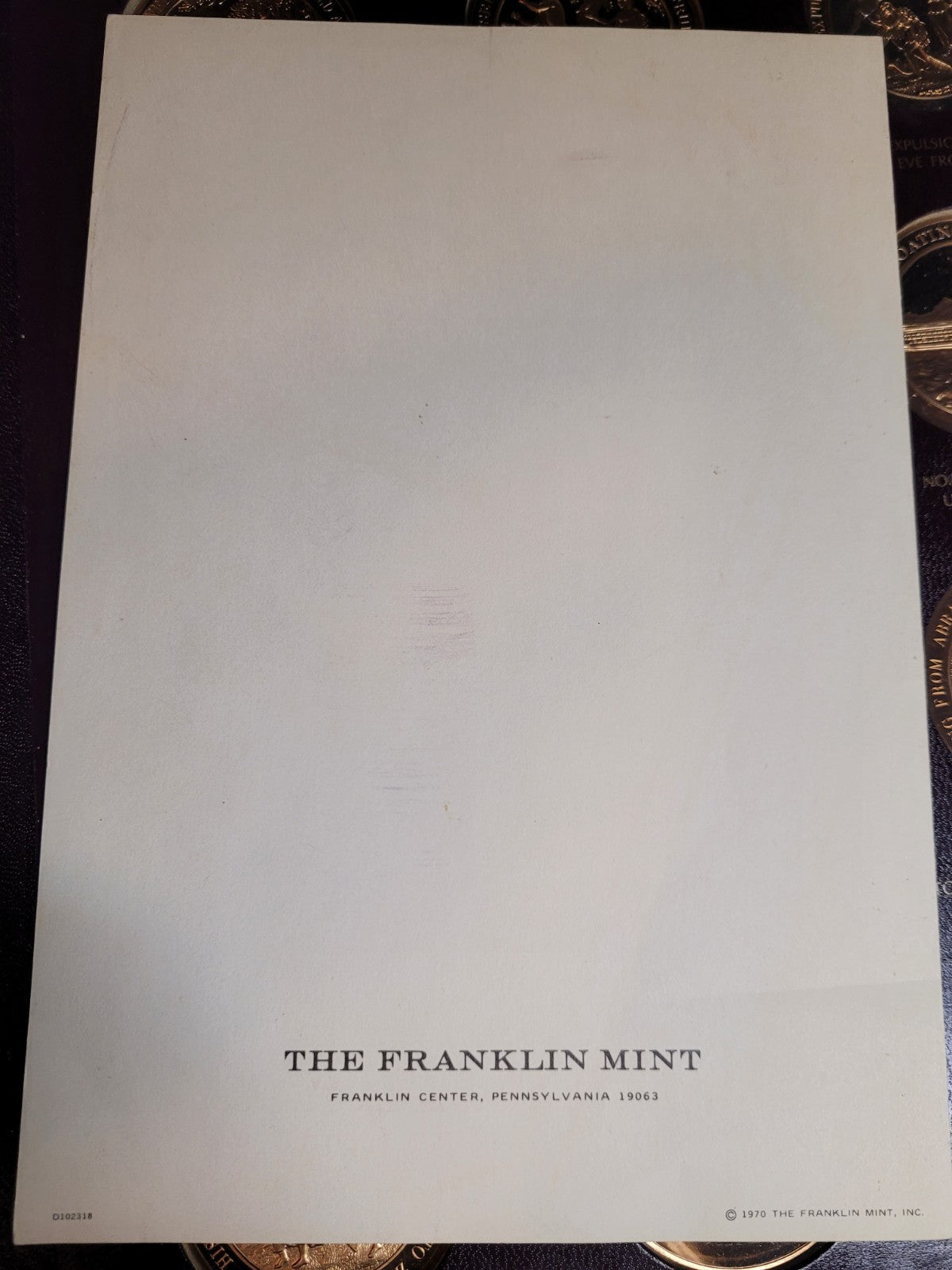 Thomason Medallic Bible Themed Complete Set Of 60 Bronze Medals Franklin Mint