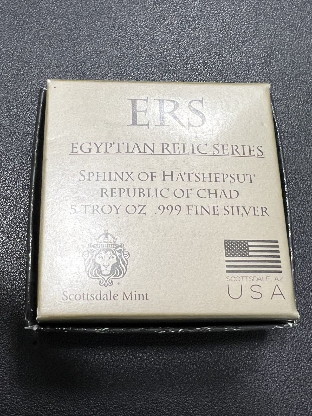 2019 Silver 5 oz Republic of Chad Sphinx of Hatshepsut