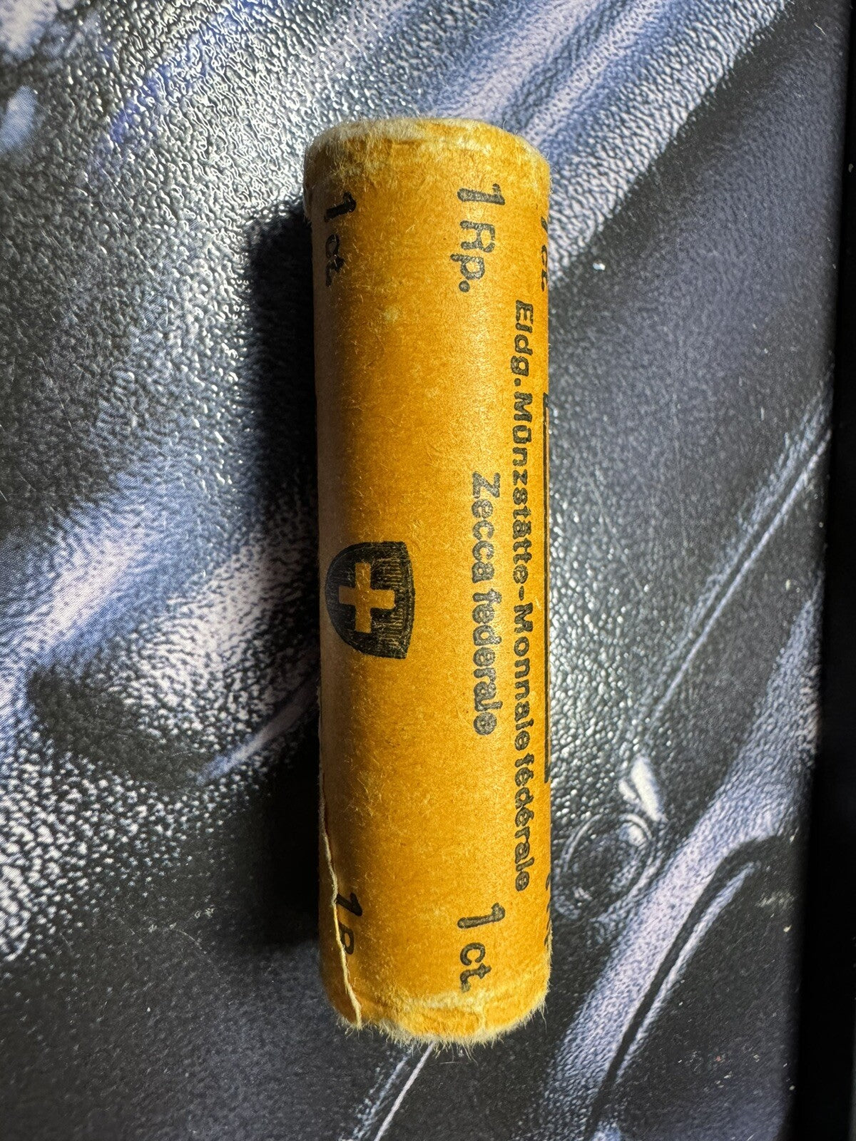 Roll Of Switzerland One Rappen Coin 50 Coins - 1983