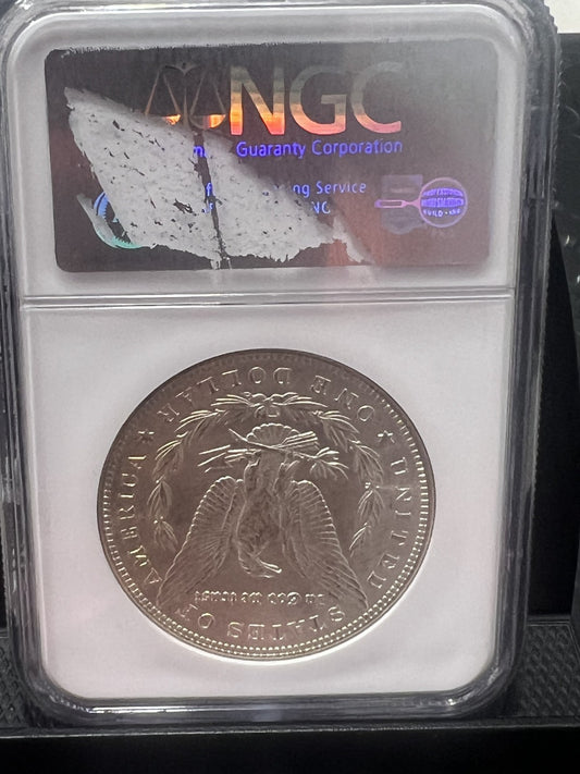 1885 NGC MS63 MORGAN Silver Dollar *Toner* MS 63