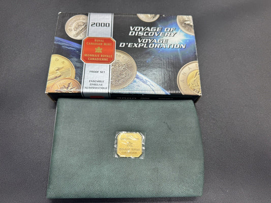 2000 Canada Proof Set Voyage of Discovery Ensemble Canadian Mint Sterling Silver