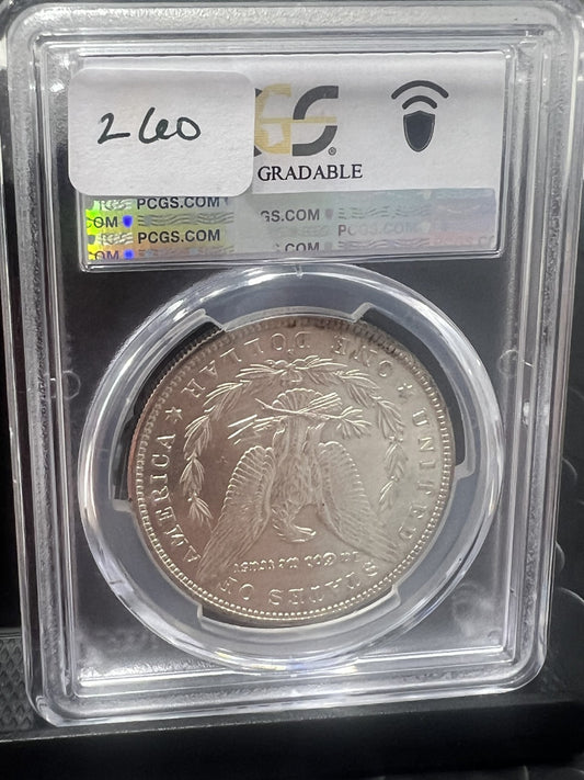 1889 S - Morgan Silver Dollar - PCGS Genuine Tooled-UNC Detail
