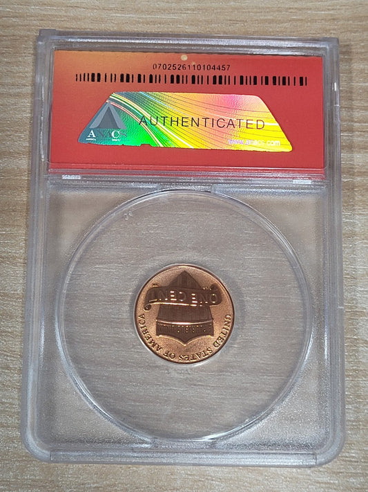 2019 W Reverse Proof Lincoln Cent ANACS RP70 DCAM 1C Penny Deep Cameo Shield