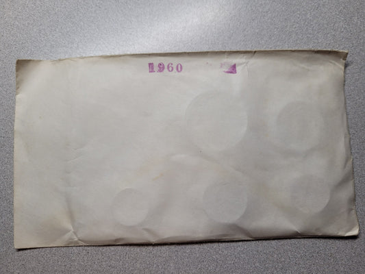 1960 Mint UNC Set Complete 10 coins Silver P & D Franklin Quarter 90%