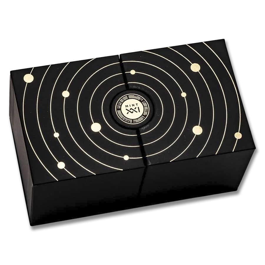 2025 Ghana Moon Solar System 2 oz Antique finish Silver Coin