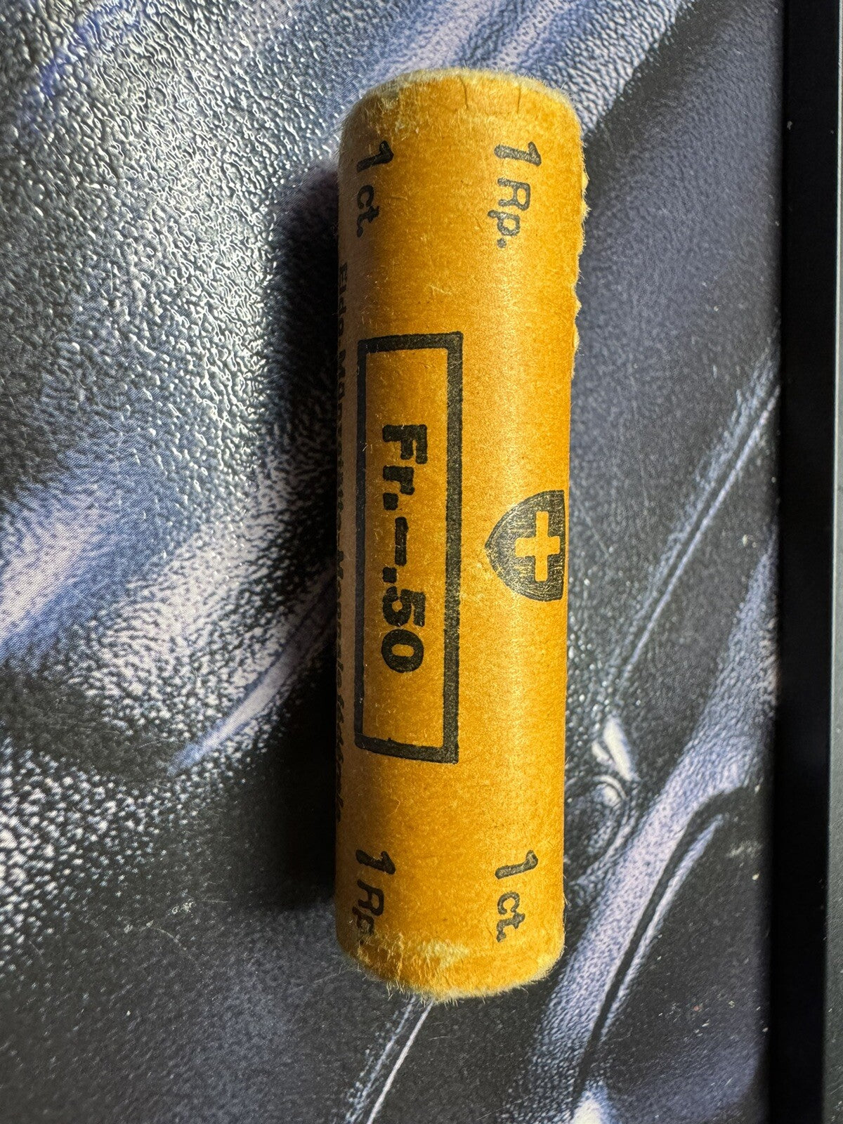 Roll Of Switzerland One Rappen Coin 50 Coins - 1983