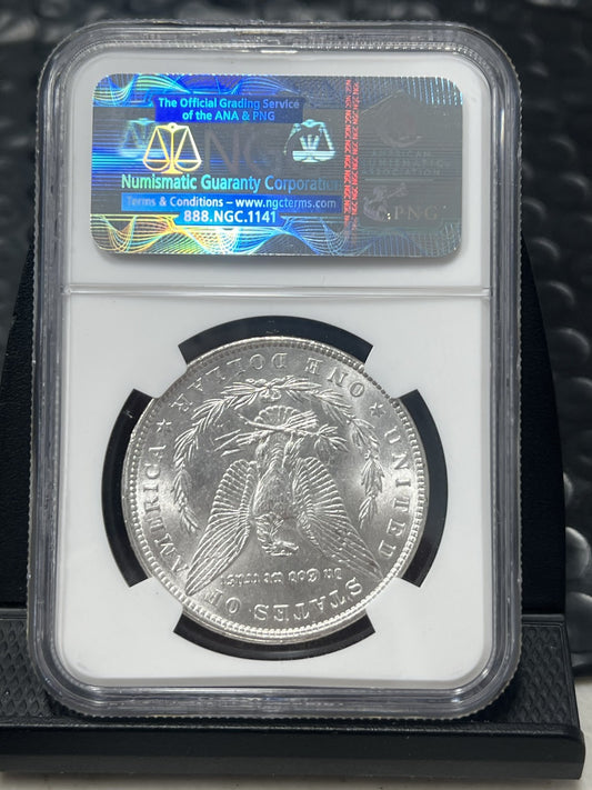 1889 MS 63 $1 Morgan Silver Dollar NGC MS63