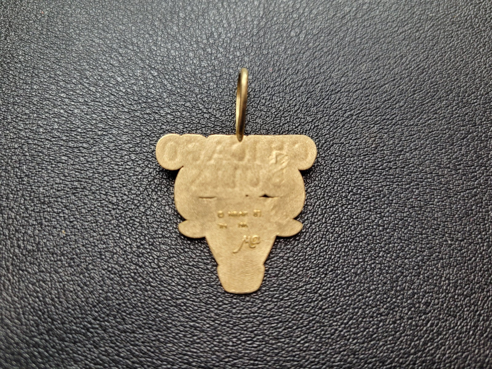 1987 Chicago Bulls 14k Gold Pendant Basketball NBA Jordan
