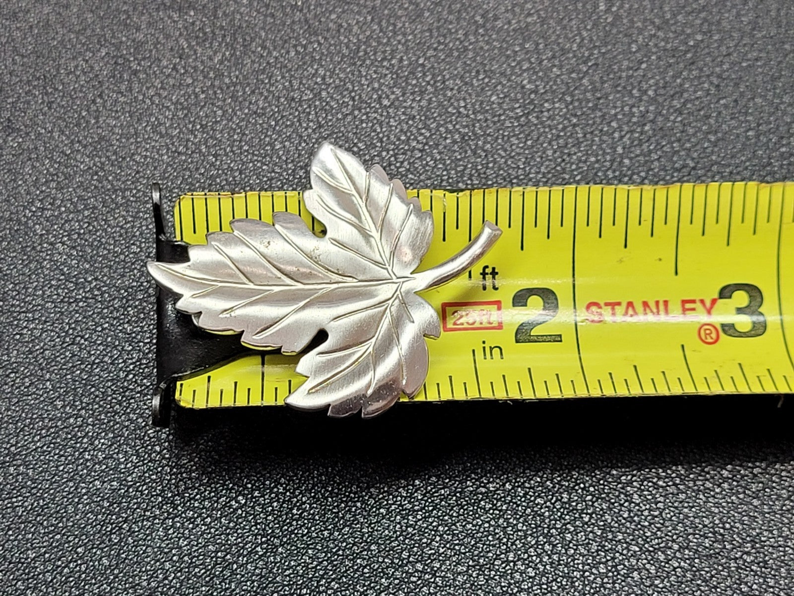 Tiffany & Co. Sterling Silver Maple Leaf Brooch Pin