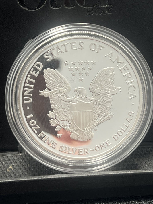 2005-W Proof $1 American Silver Eagle w/ Box and COA