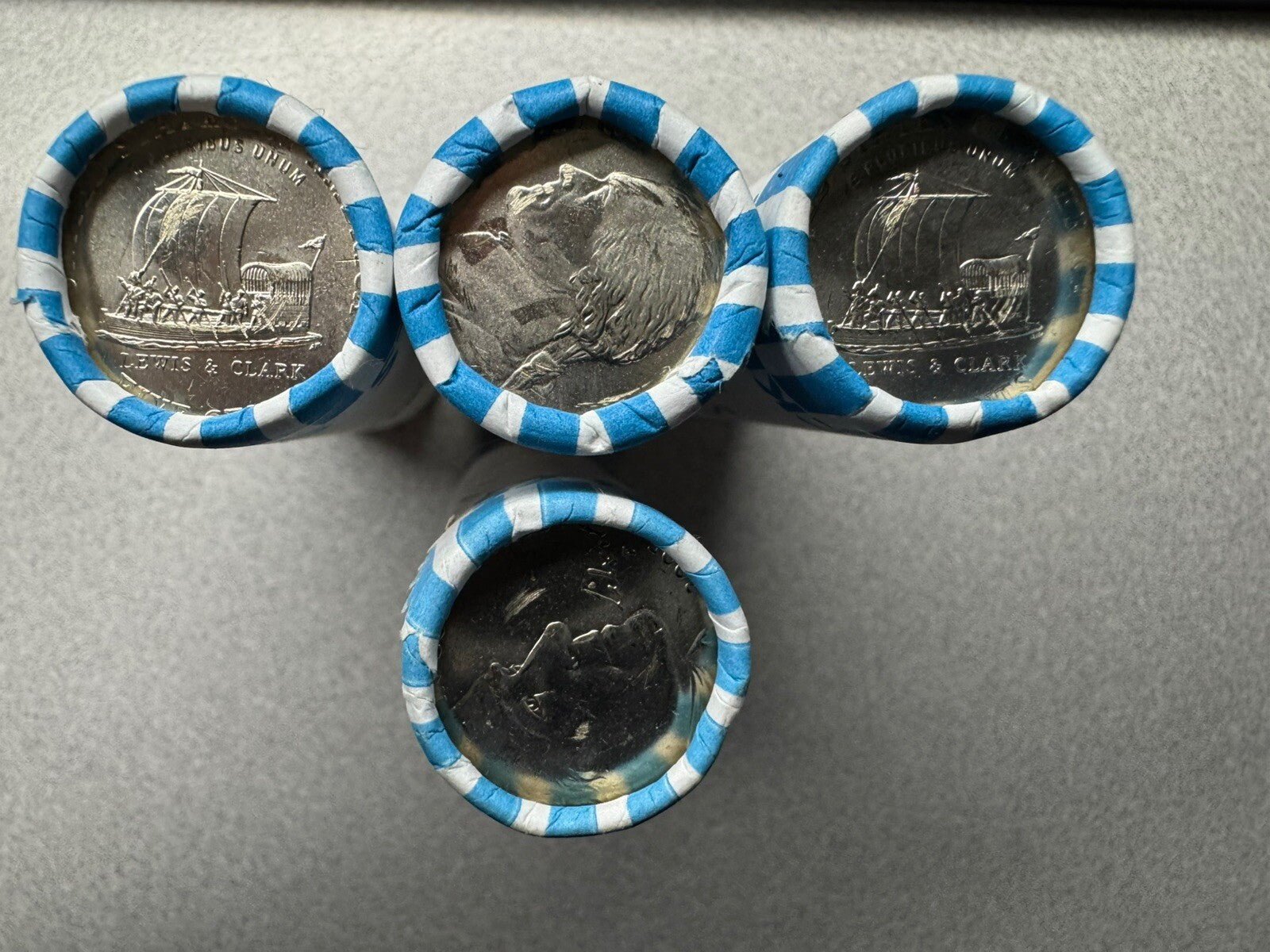 4 GEM BU Westward Journey Rolls Keelboat Buffalo Bison + Extra Journey Set