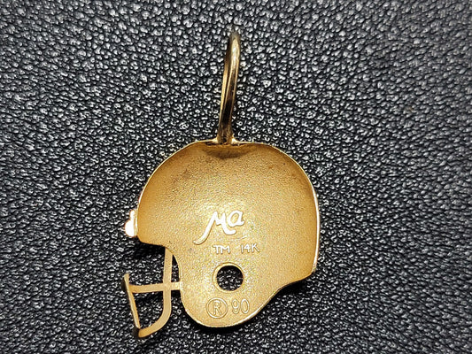 University of Florida Gators Helmet 14k Gold Pendant Mark Anthony UF Football