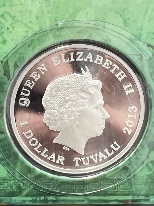 2013 Perth Mint SUCCESS 1oz Silver Proof Lunar Good Fortune with COA