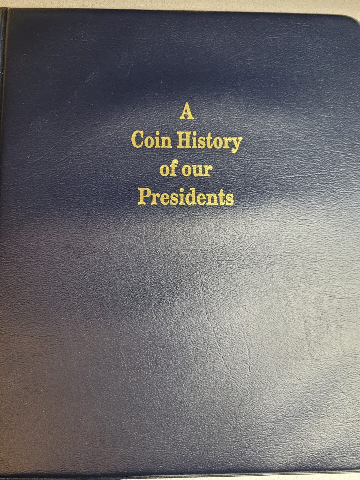 A Coin History of Our Presidents United States 40 Bronze Coin Medal Album Tokens