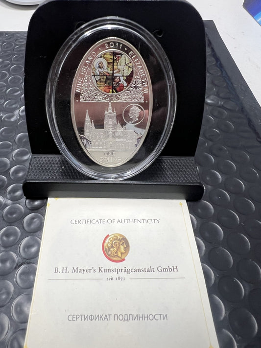 Niue 2011 Gothic Cathedrals Churches Notre Dame(St. Vitus Cathedral) COA