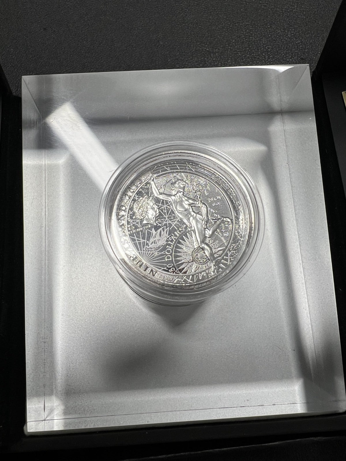 2013 Fortuna Redux Mercury $50 Niue 6 Oz SILVER PROOF Unique Cylinder Shape