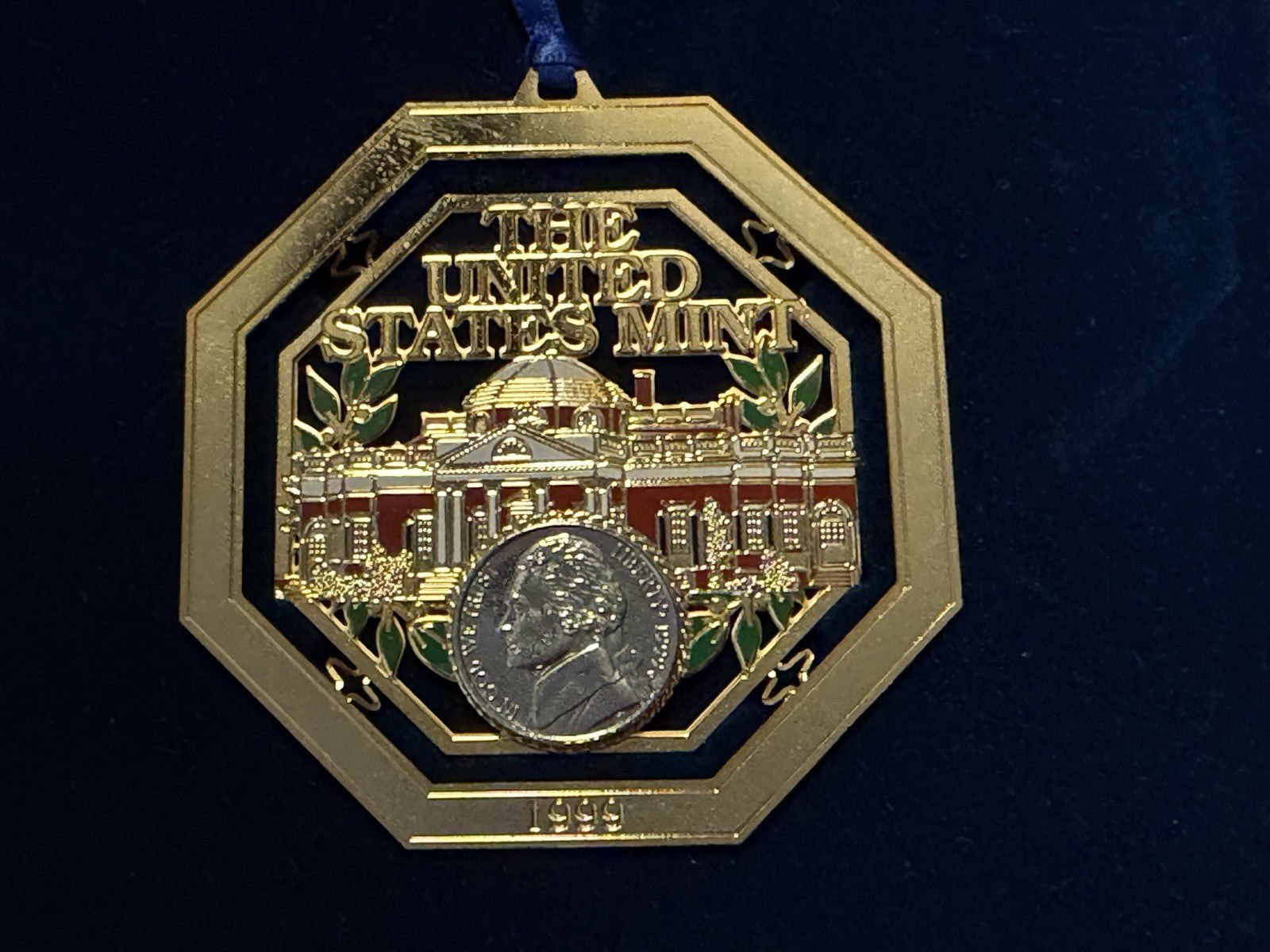 US Mint & White House Collection Holiday Ornament lot Jewelry Christmas