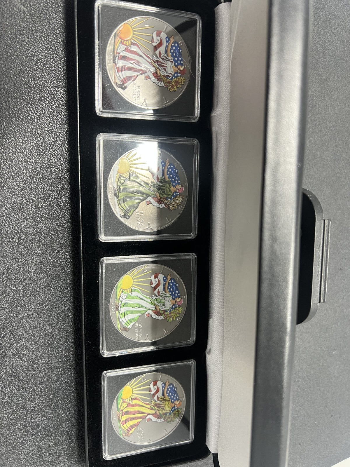 2021 The Year of Peace 4 Seasons Edition ASE .999 Silver/ Ruthenium