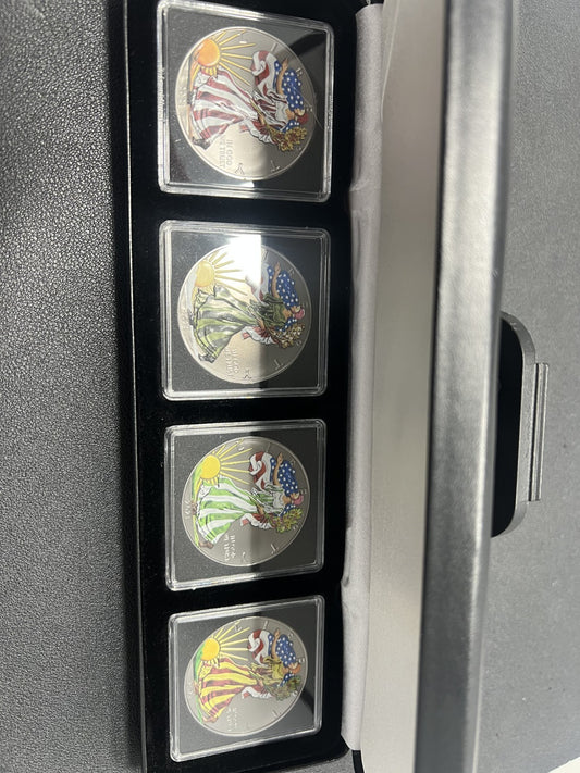 2021 The Year of Peace 4 Seasons Edition ASE .999 Silver/ Ruthenium