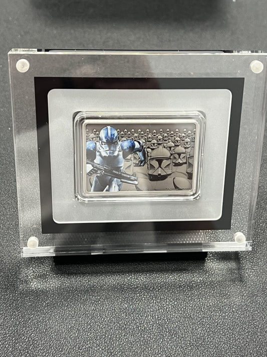 2020 Niue $2 Star Wars Guards of the Empire Clone Trooper 1 oz Silver Bar Coin