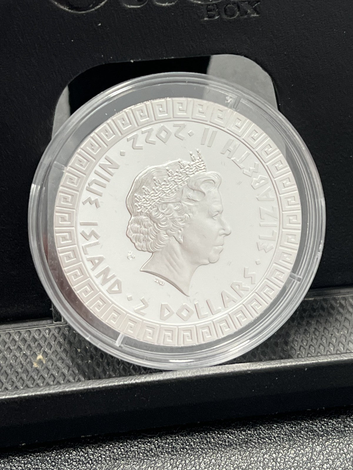 2022 NIUE $2 NZD Scarab (Skarabeus) 1 oz silver coin with box and COA