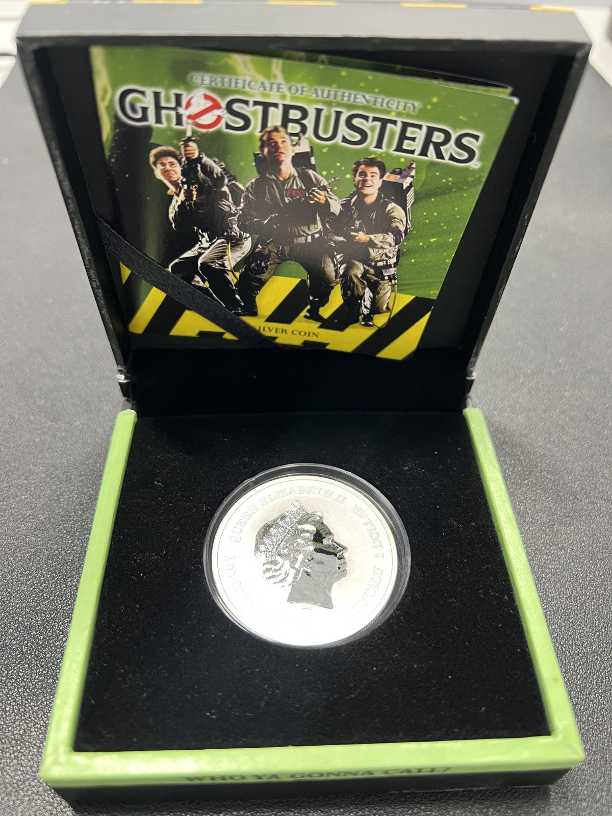 2017 Perth Mint Tuvalu GHOSTBUSTERS CREW 1 oz Silver Proof $1 Coin