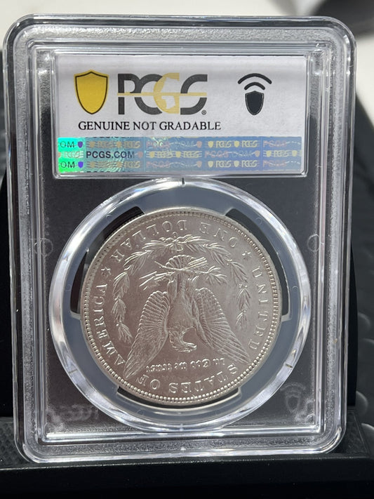 1895 O Morgan Silver Dollar PCGS Genuine Cleaned-AU Detail