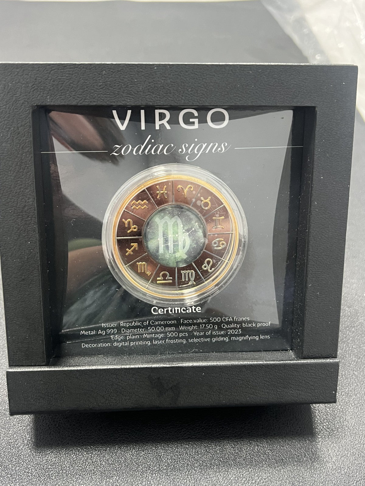 2023 Cameroon Zodiac signs - Virgo with Holder and COA