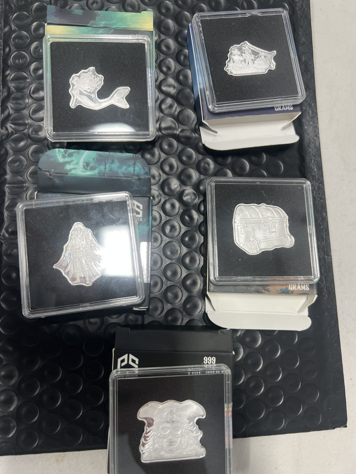 Pirate Series: Full set 25 Gram .999 Silver - Pan Silver Company with box
