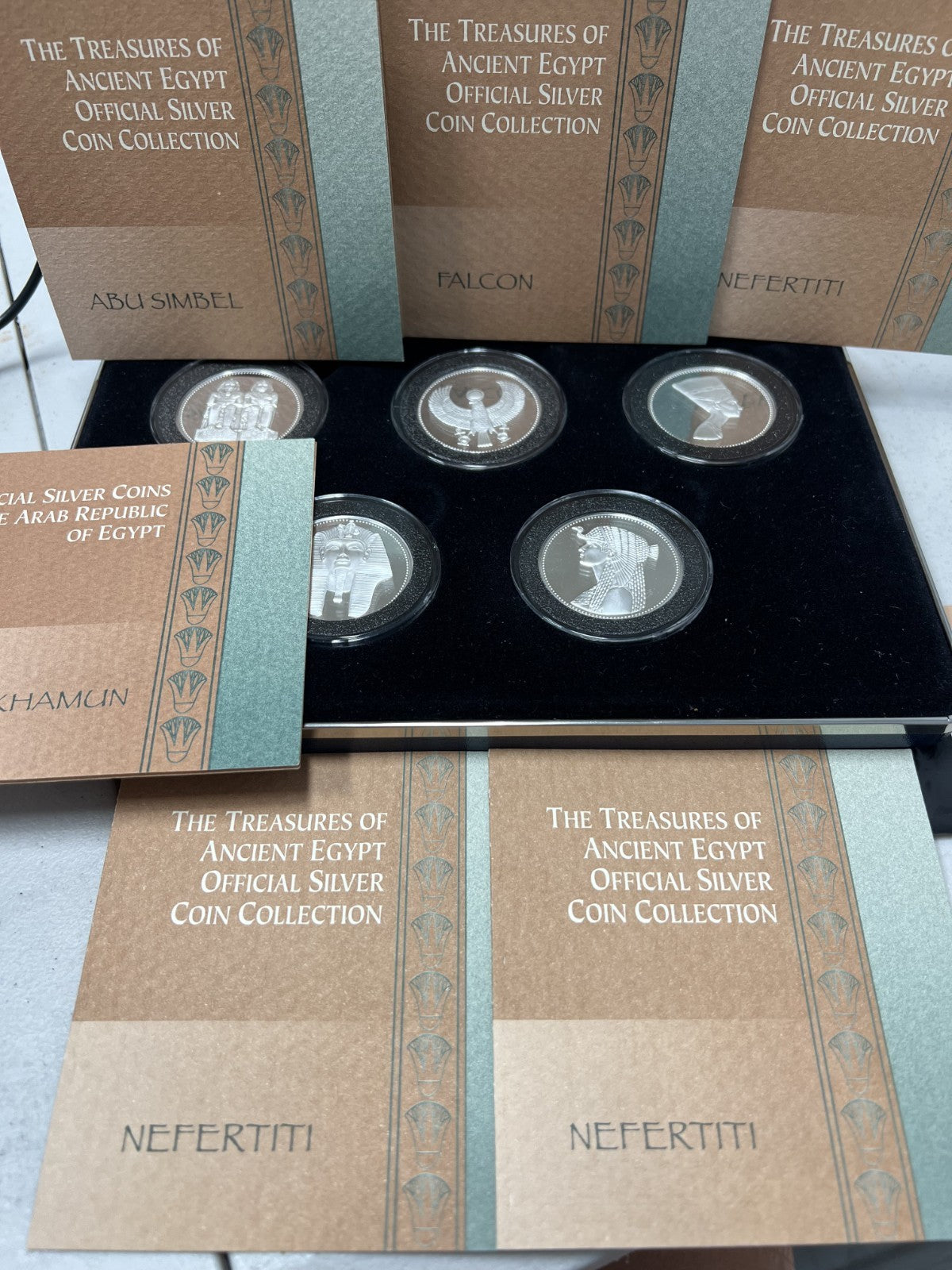 The Great Treasure Of Ancient Egypt Collectable Full Set With Certificates