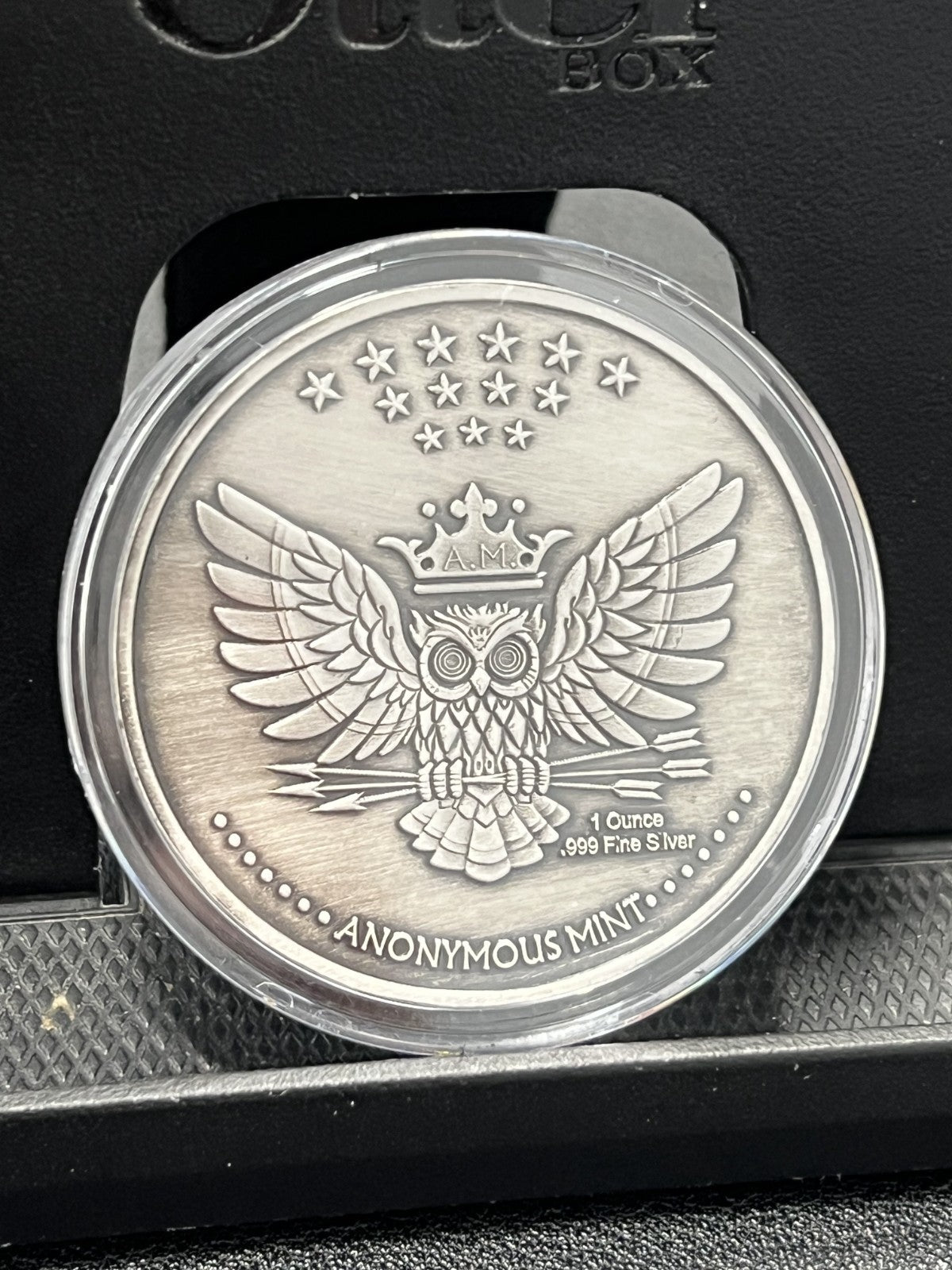 1 oz Last Laugh Memento Mori Silver coin w/COA and Box