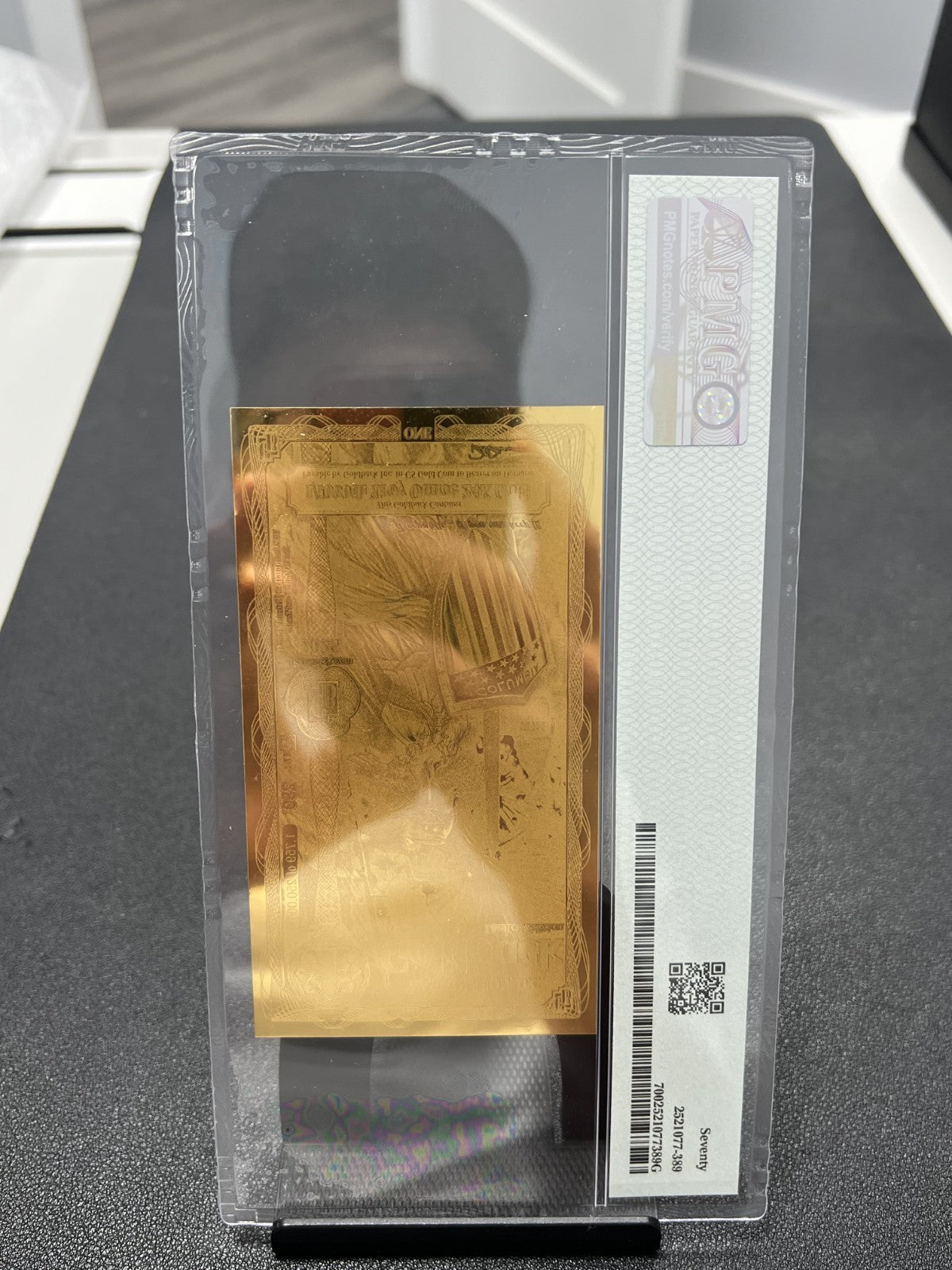 2026 Washington D.C. 1 Goldback Limited Edition Colorized Gold Foil 70 PMG70