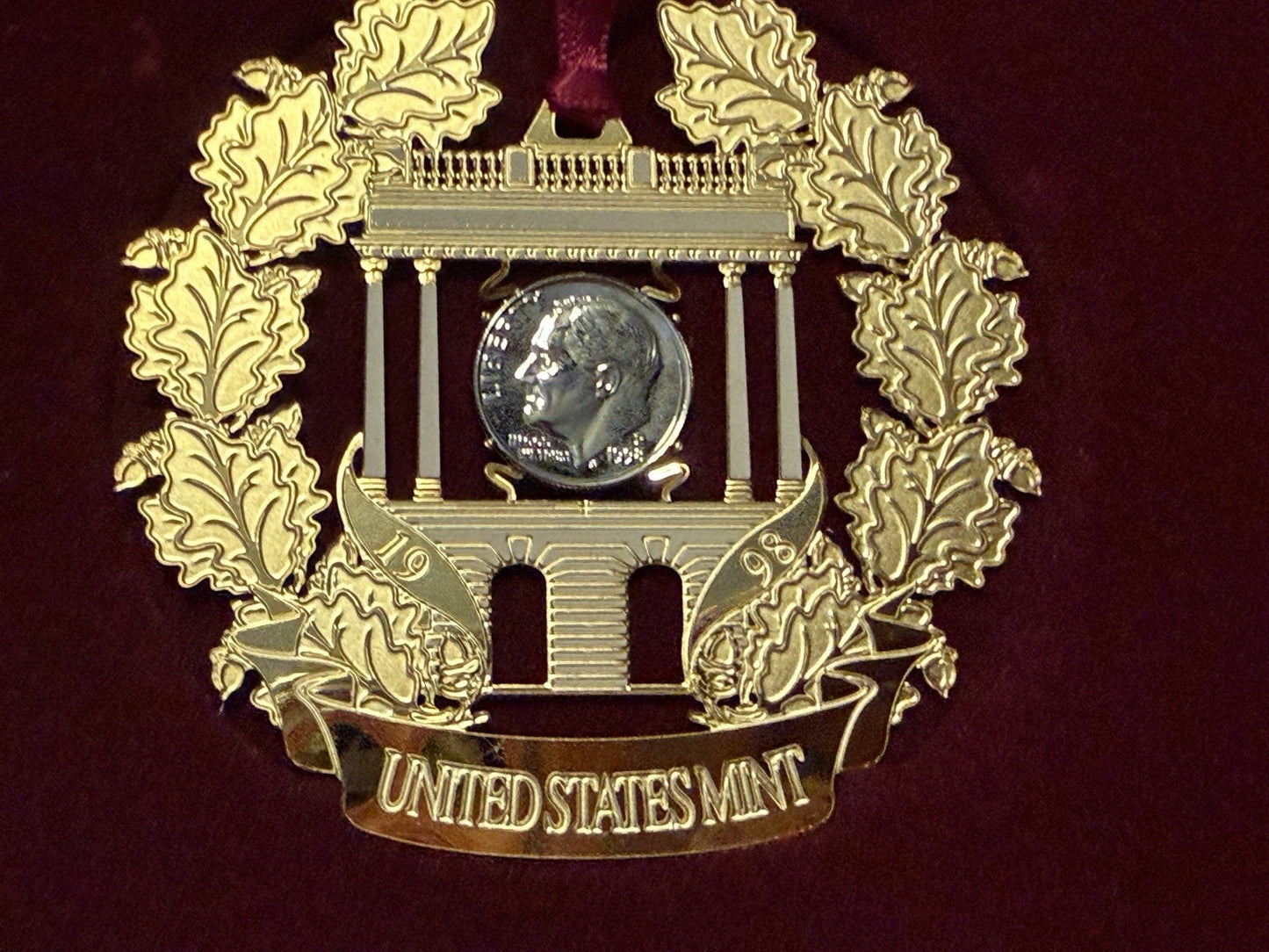 US Mint & White House Collection Holiday Ornament lot Jewelry Christmas