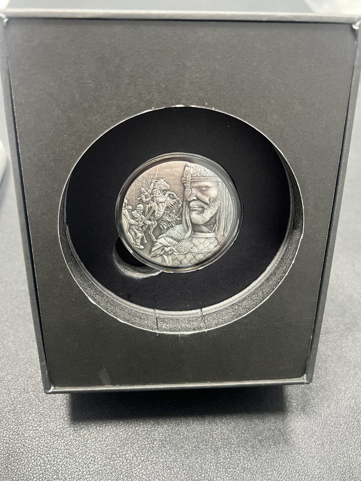 Saladin Republique du Tchad 2021 Silver Coin 2 Oz with box and COA