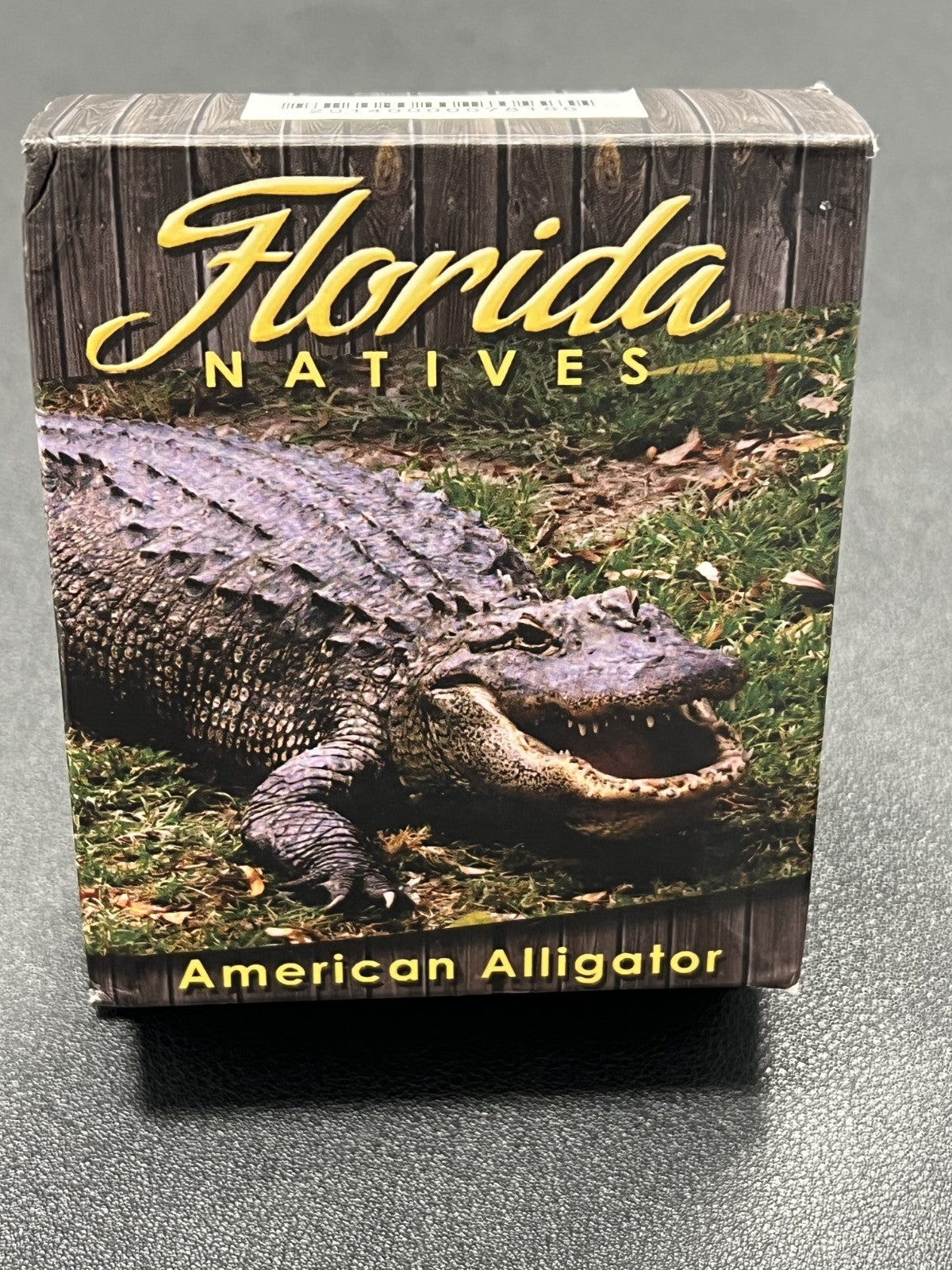 2014 Florida Natives:Colorized American Alligator 1oz Silver Coin w/ box and COA