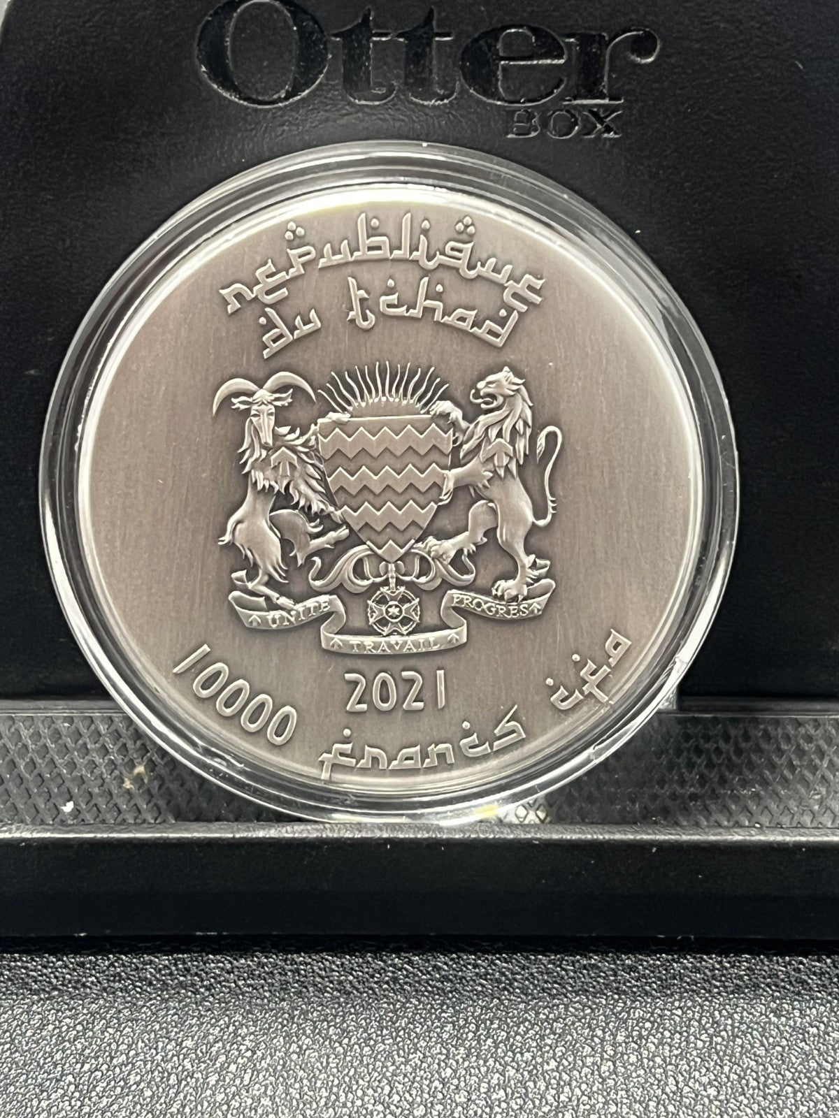 Saladin Republique du Tchad 2021 Silver Coin 2 Oz with box and COA