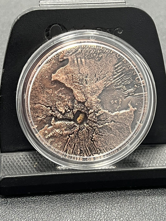 2019 NIUE Mint of Gdansk Fukang Meteorite 2 oz silver Coin w/ Box and COA