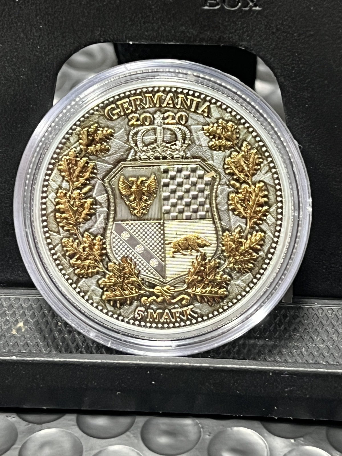 2020 Germania Mint Allegories Italia & Germania Funky Holo 1 oz Silver