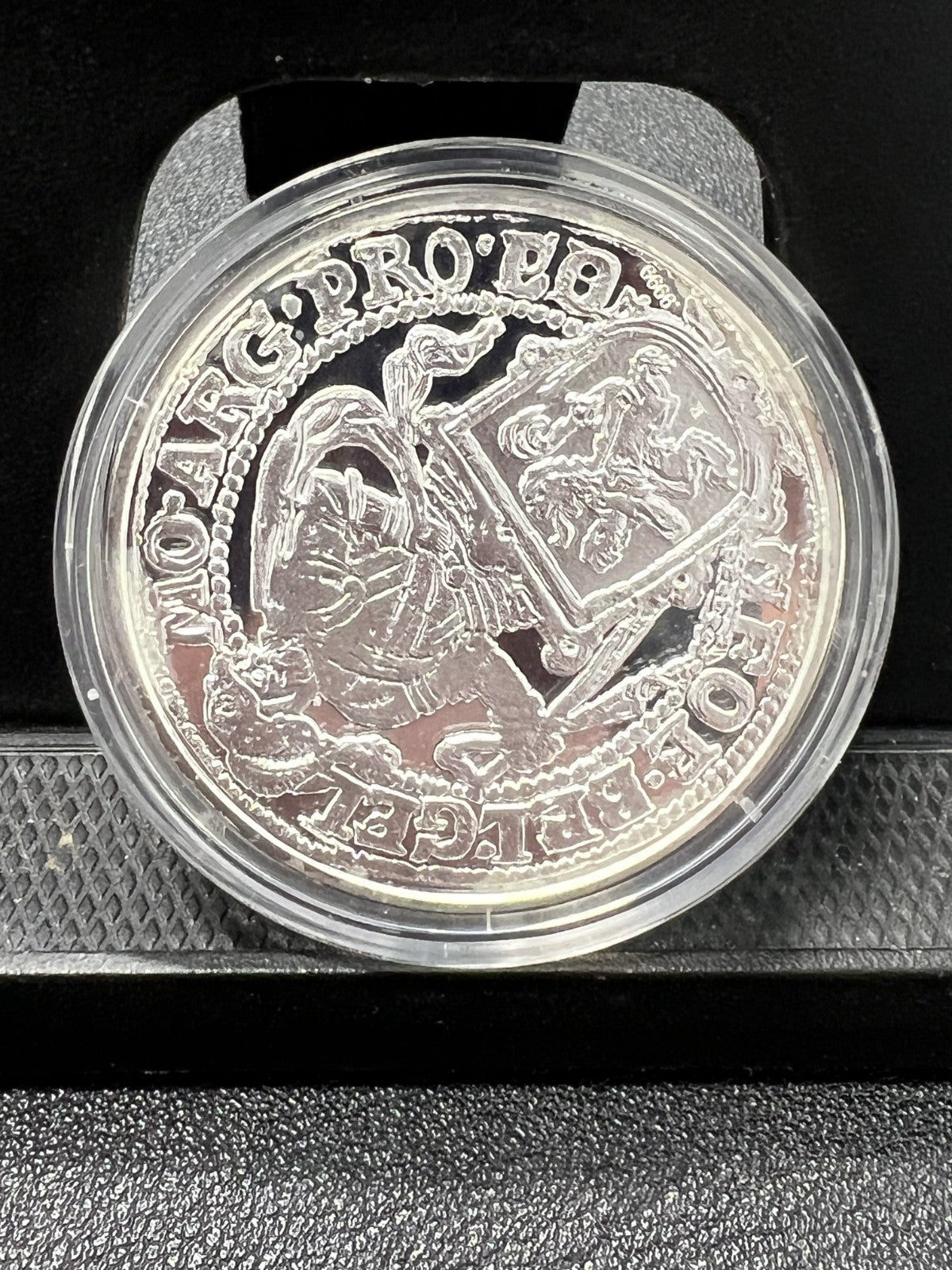 2019 Netherlands Lion Dollar Restrike 2 Troy Oz 999 Silver Round with COA