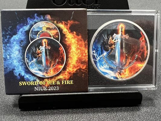 2023 NIUE 1 oz .999 Silver - Sword of Ice and Fire