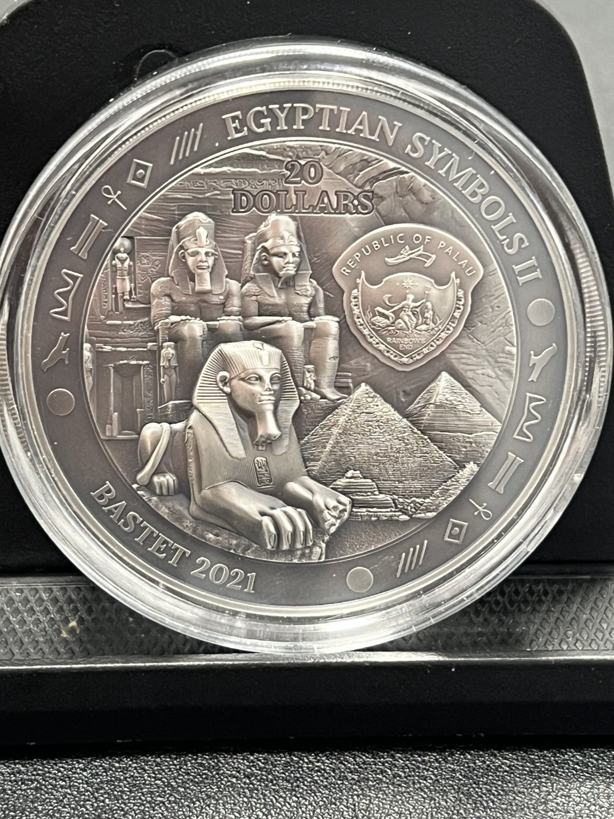 2021 Egyptian Symbols II - Bastet 3 oz silver coin w/ box and COA