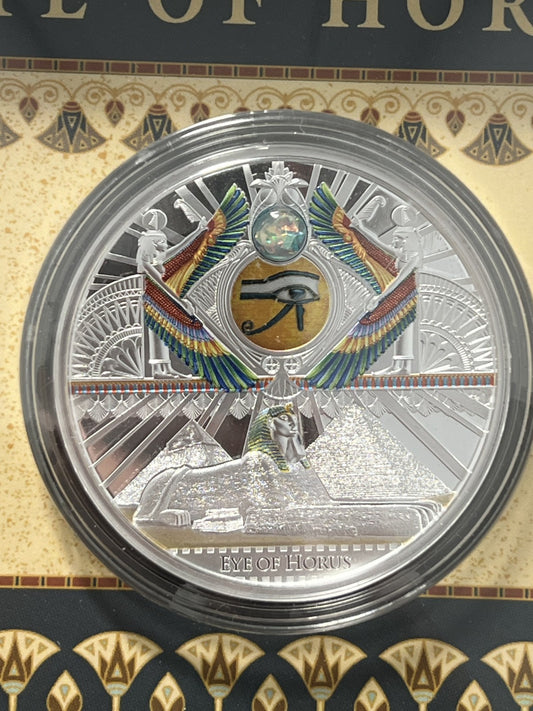 2022 Niue Eye of Horus 1oz Silver coin with box and COA