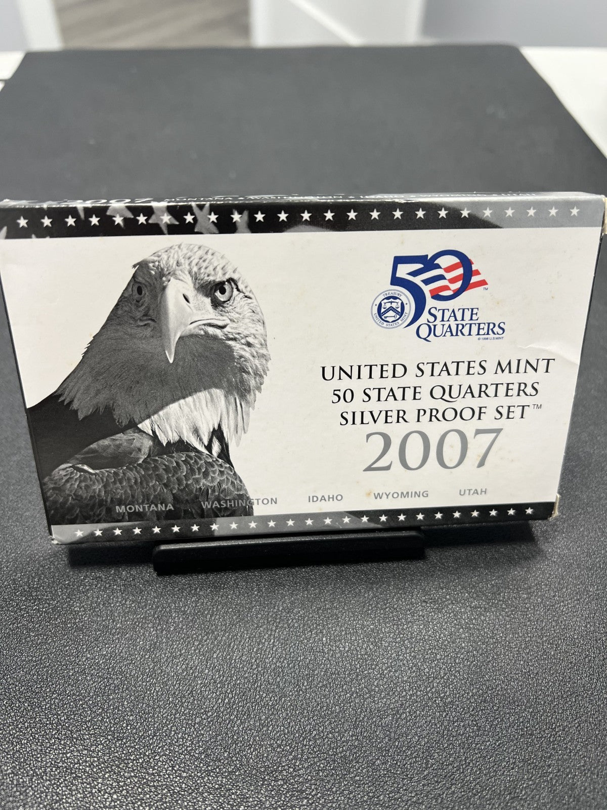2007  US MINT 50 State Quarter 90% SILVER  Proof Set w/COA