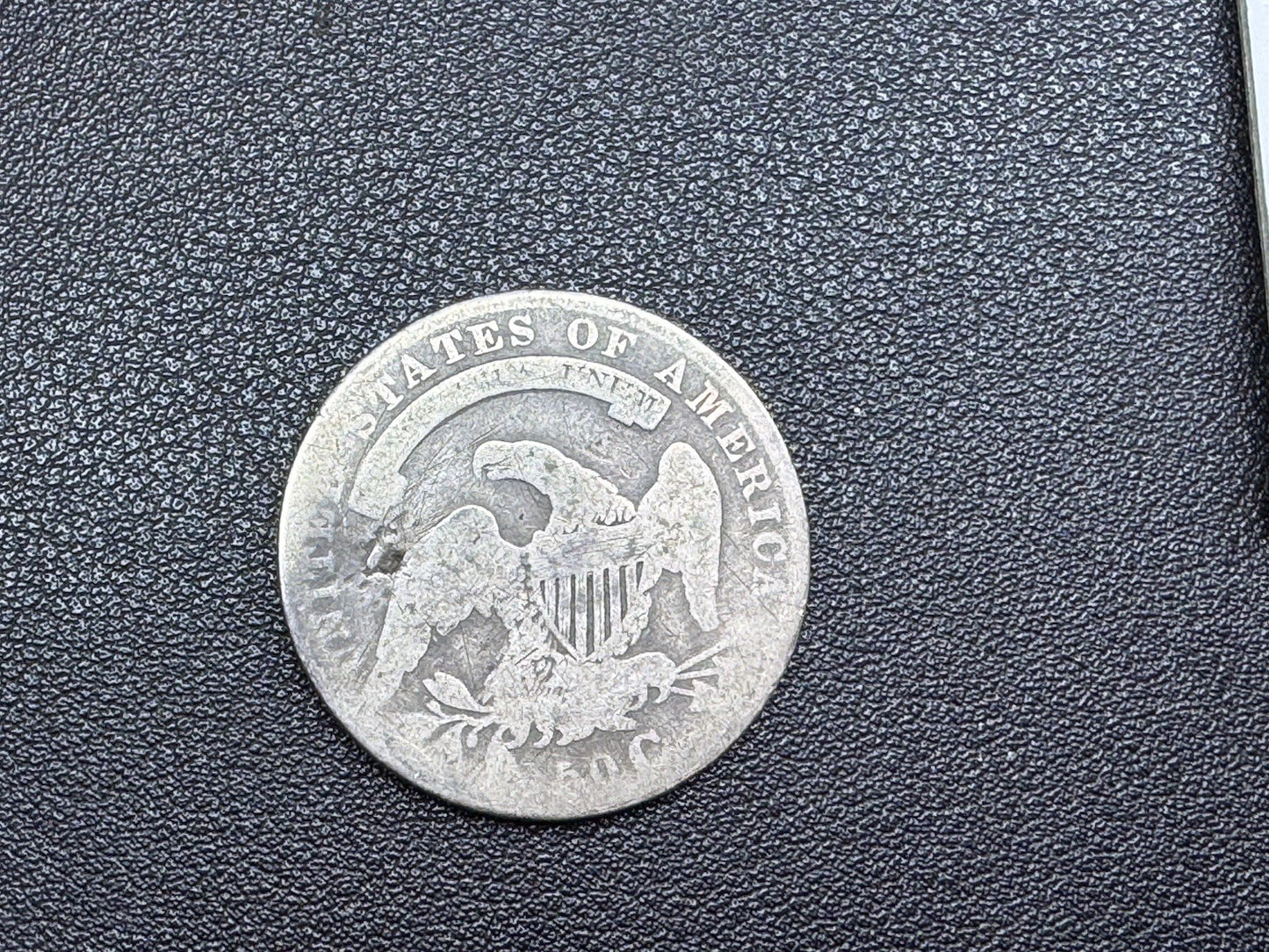 1836 Capped Bust Half Dollar - Silver 50c 50¢ Piece - Lettered Edge Coin Liberty
