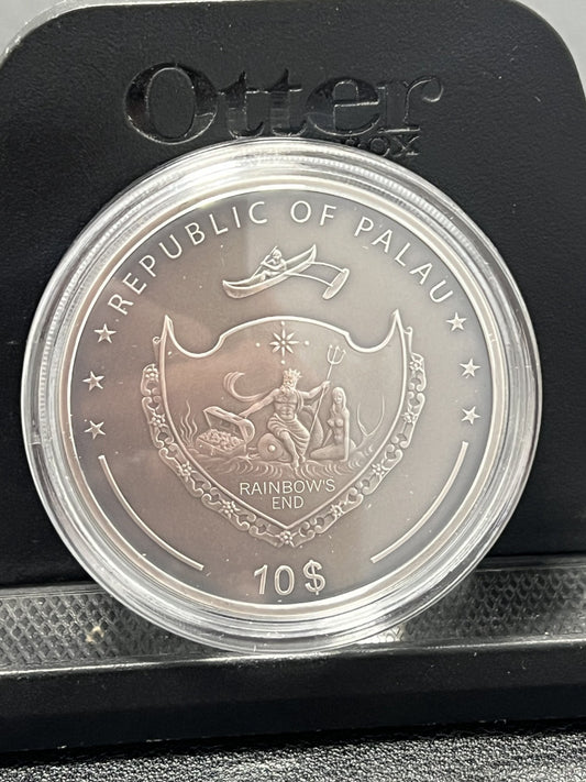 Palau 2022 10$ DAYDREAMER FUTURE 2 oz silver coin with box and COA